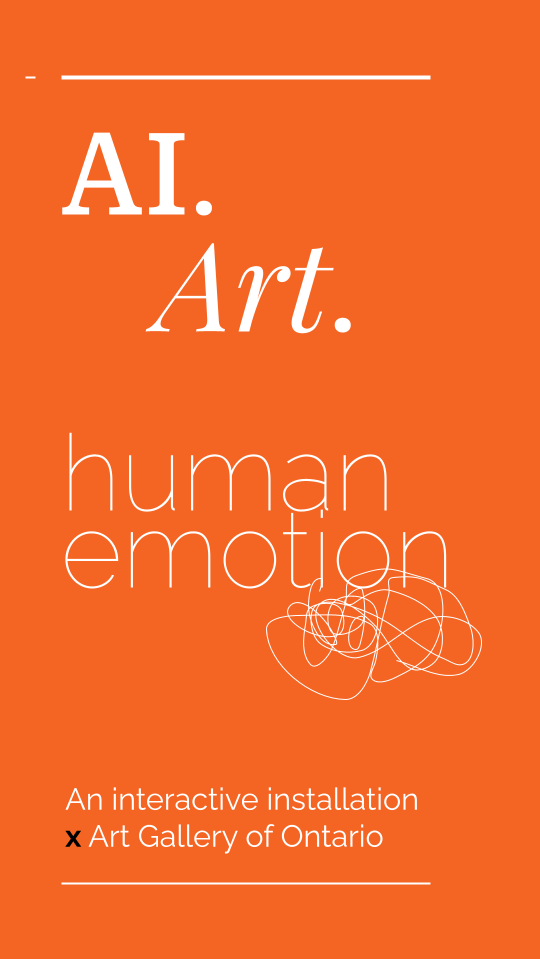 Slide 1 of AI. Art. Human Emotion.