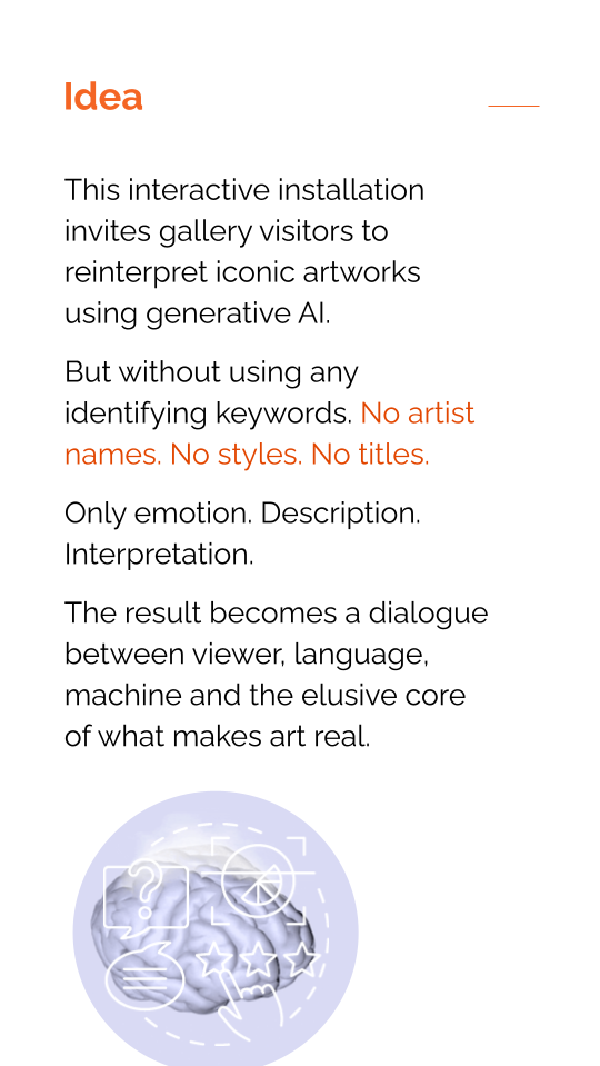 Slide 3 of AI. Art. Human Emotion.