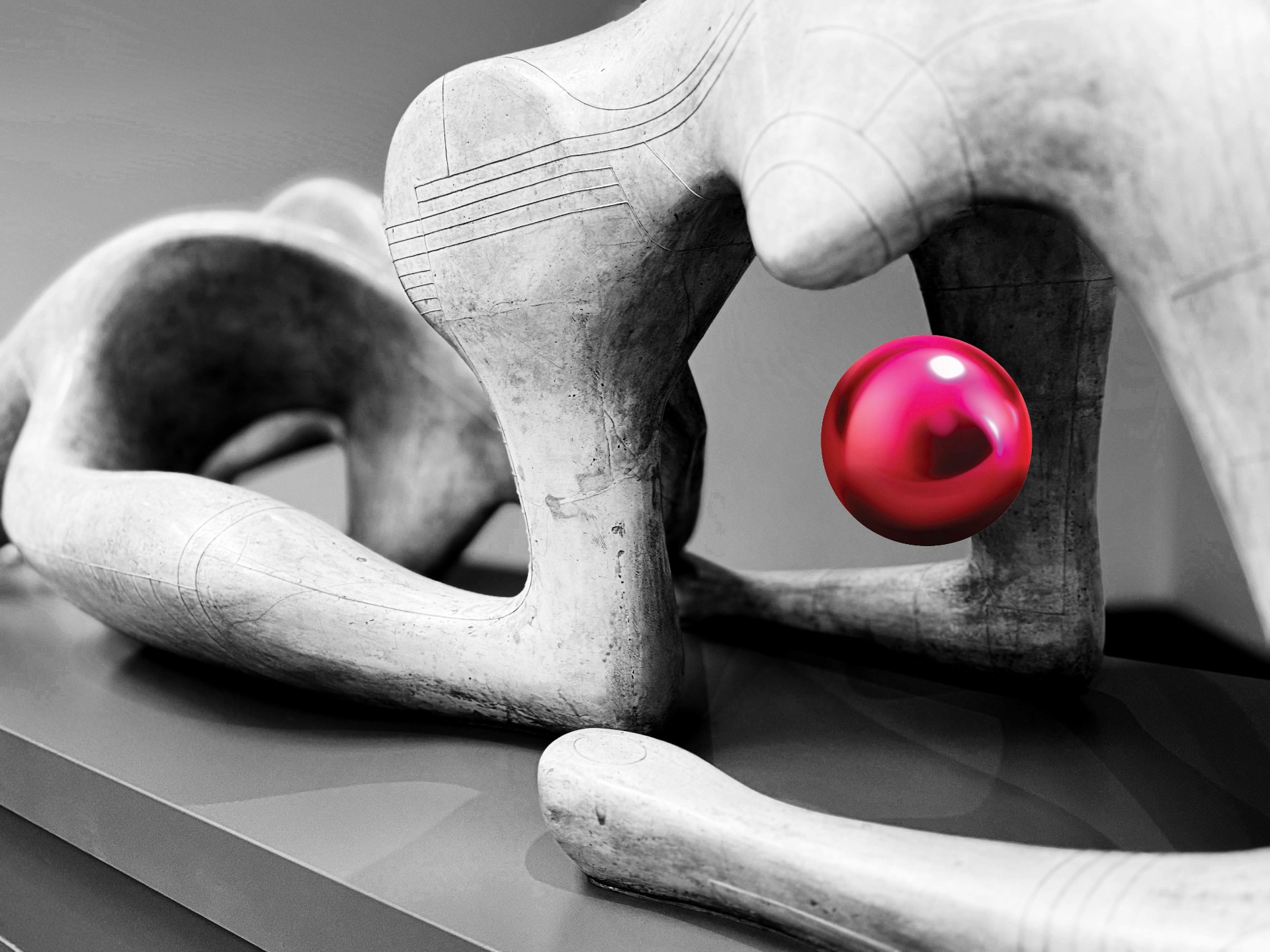 Through the Form, Henry Moore WebAR mockup, image 03